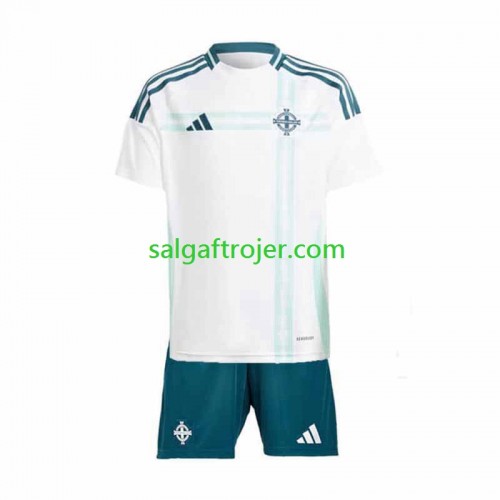 Nordirland Fodboldtrøjer Børn Udebanesæt 2024 Kort ærmer Nordirland Fodboldtrøjer Børn Udebanesæt 2024 Kort ærmer